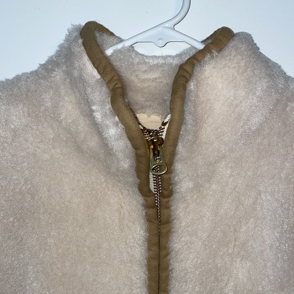 JCREW teddy bear coat in color block natural - Picture 2 of 5